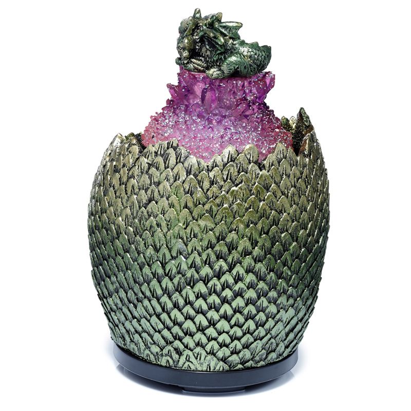 LED USB Diffuser Crystal Dragon Egg Aroma Misting Humidifier