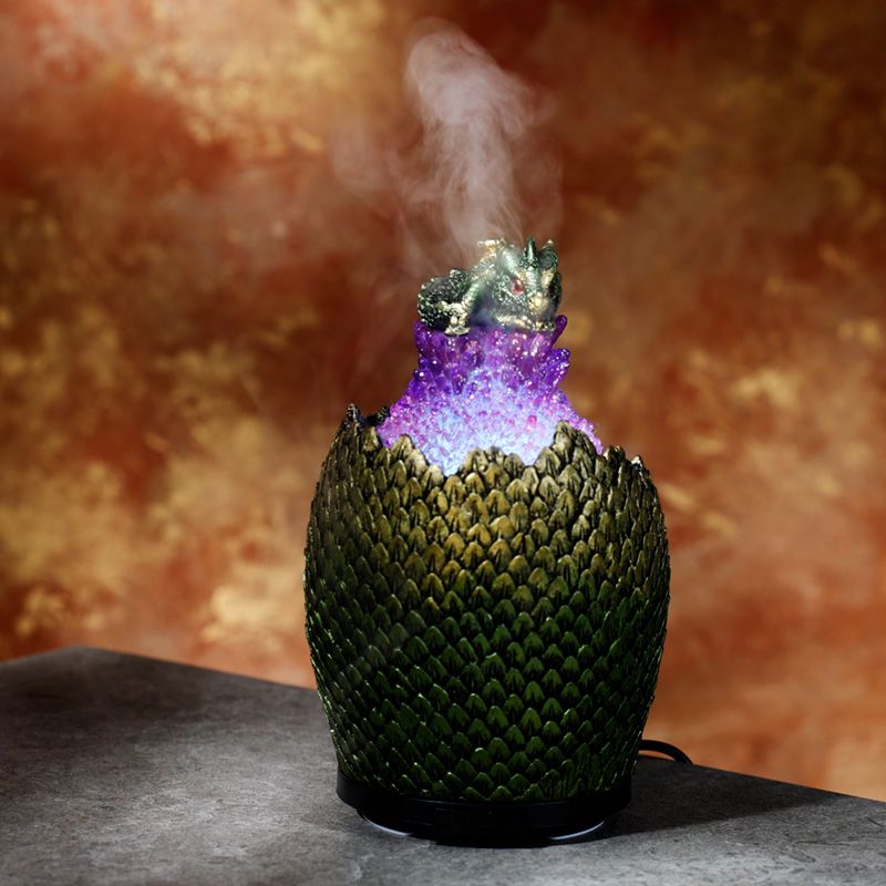LED USB Diffuser Crystal Dragon Egg Aroma Misting Humidifier