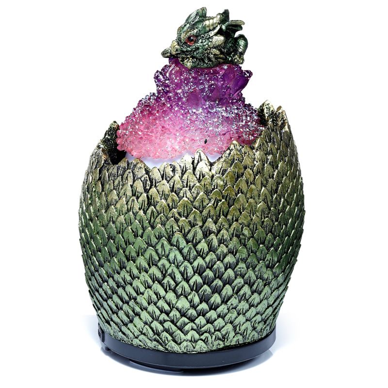 LED USB Diffuser Crystal Dragon Egg Aroma Misting Humidifier
