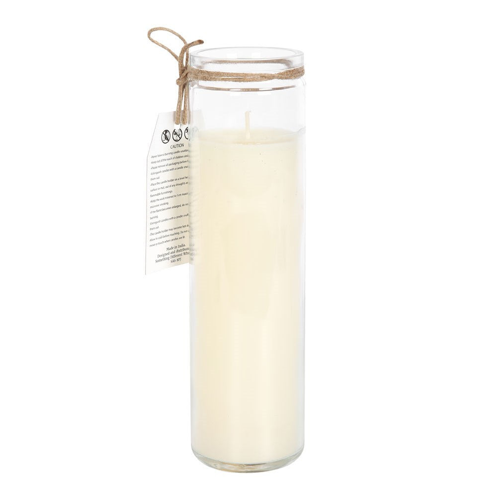 'Feathers Appear when Angels are Near' Vanilla Scented Memorial Candle