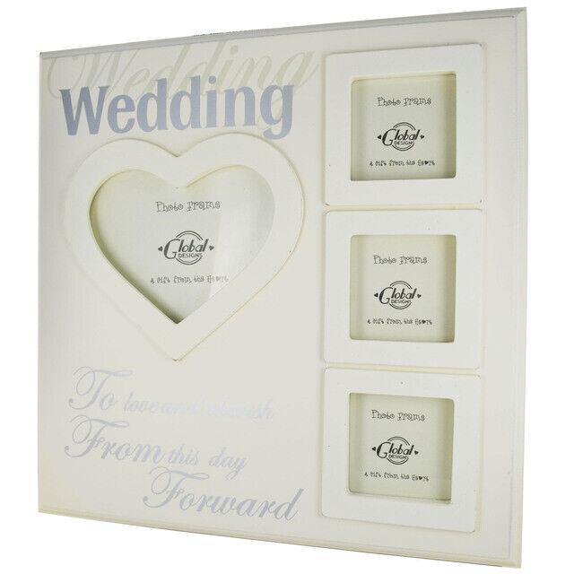 Cream Wedding Multi-Photo Frame