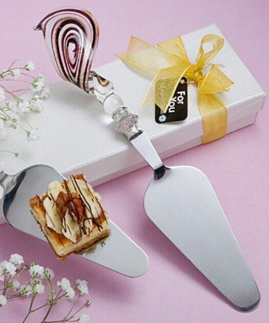Murano Glass Collection Mini Pastry / Cake Server