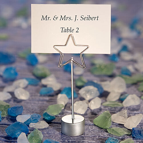 Shining Star Design Place Card Holder