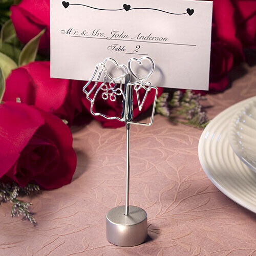 Bride & Groom Design Placecard Holder