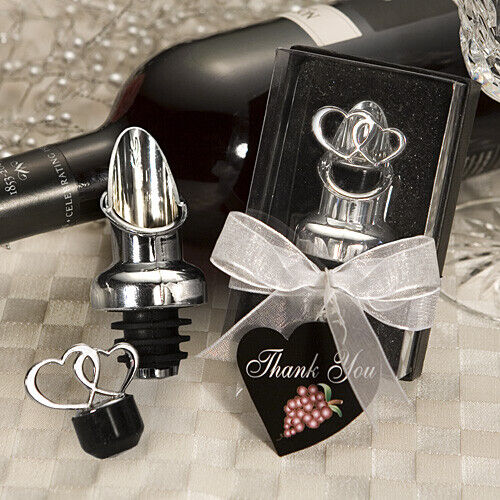 Heart shaped Metal Shaped Metal Bottle Stopper / Pourer