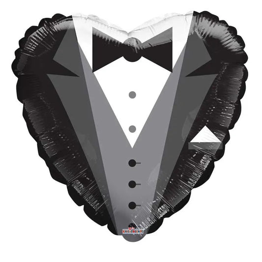 18'' Foil Wedding Balloons ~ Brides Dress / Groom Tuxedo