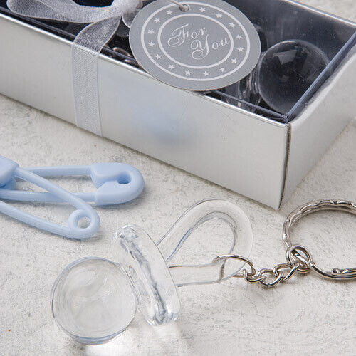 Crystal Clear Pacifier key chain