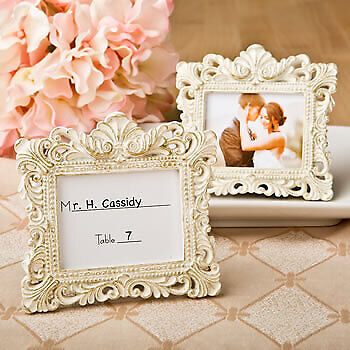 Vintage Baroque Design Placecard Holder or Picture Frame