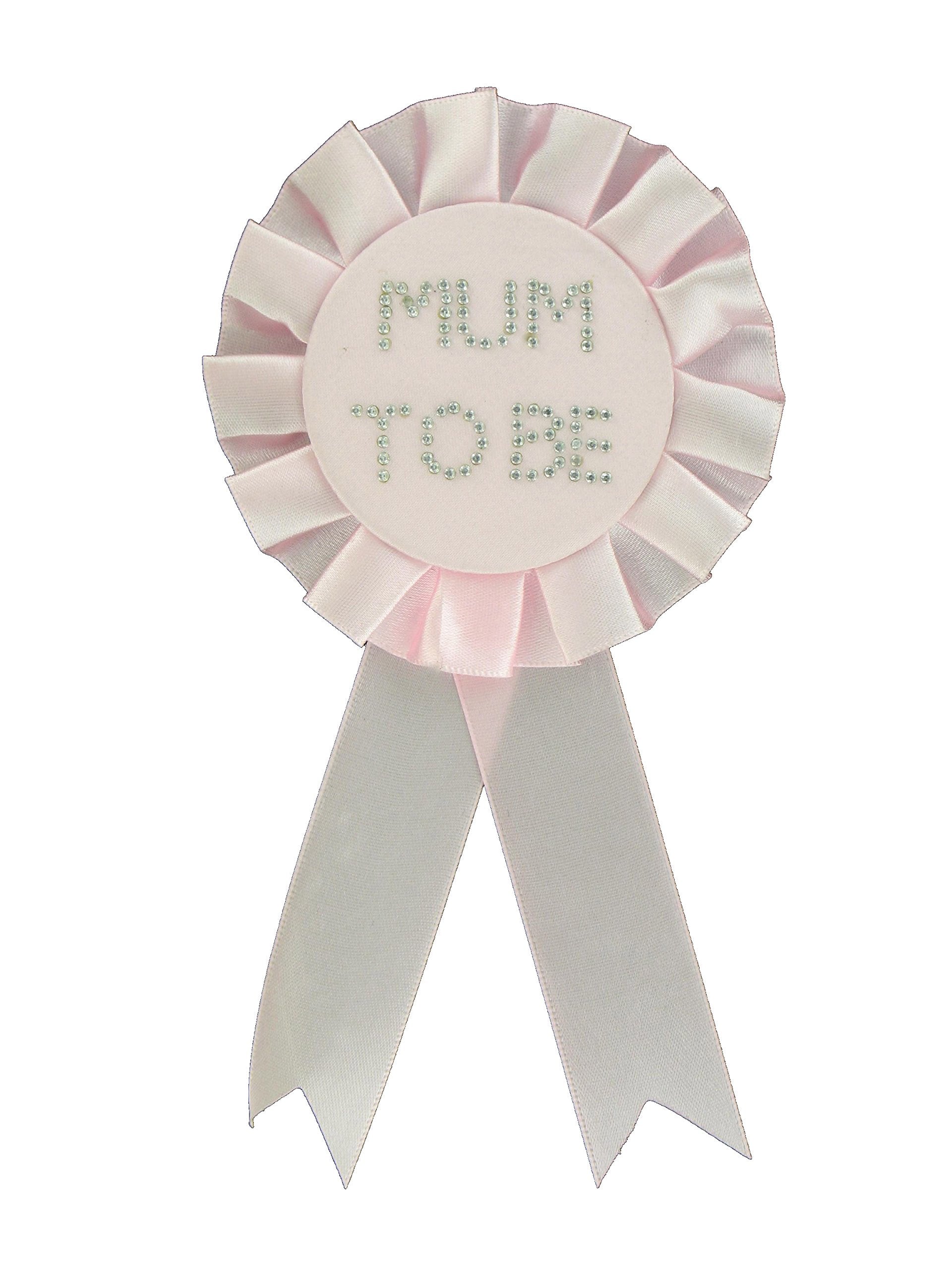 Mum to Be Rosette ~ Pink / Blue / Yellow