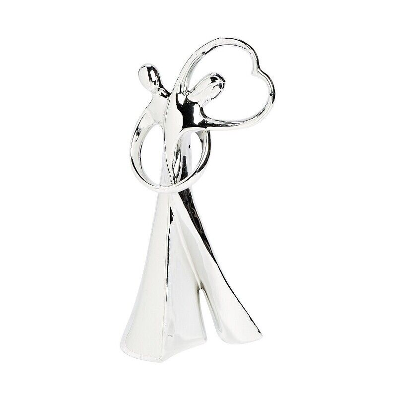 Silver Bride & Groom Statue