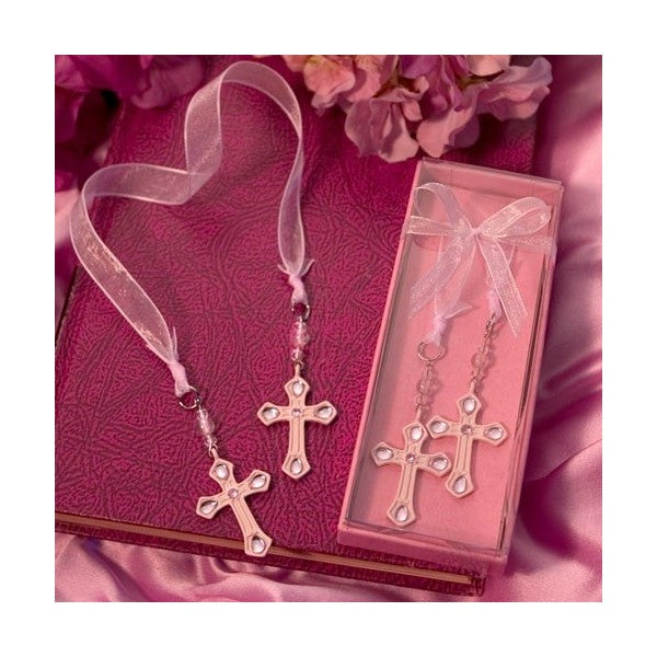 Rhinestone Cross Bookmark