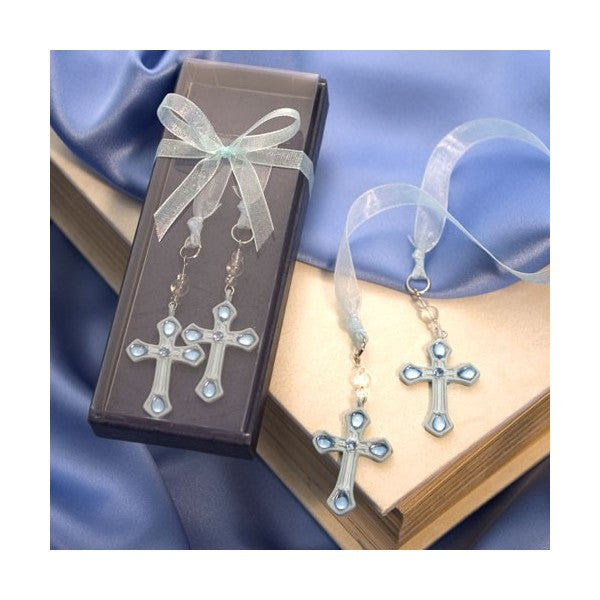 Rhinestone Cross Bookmark