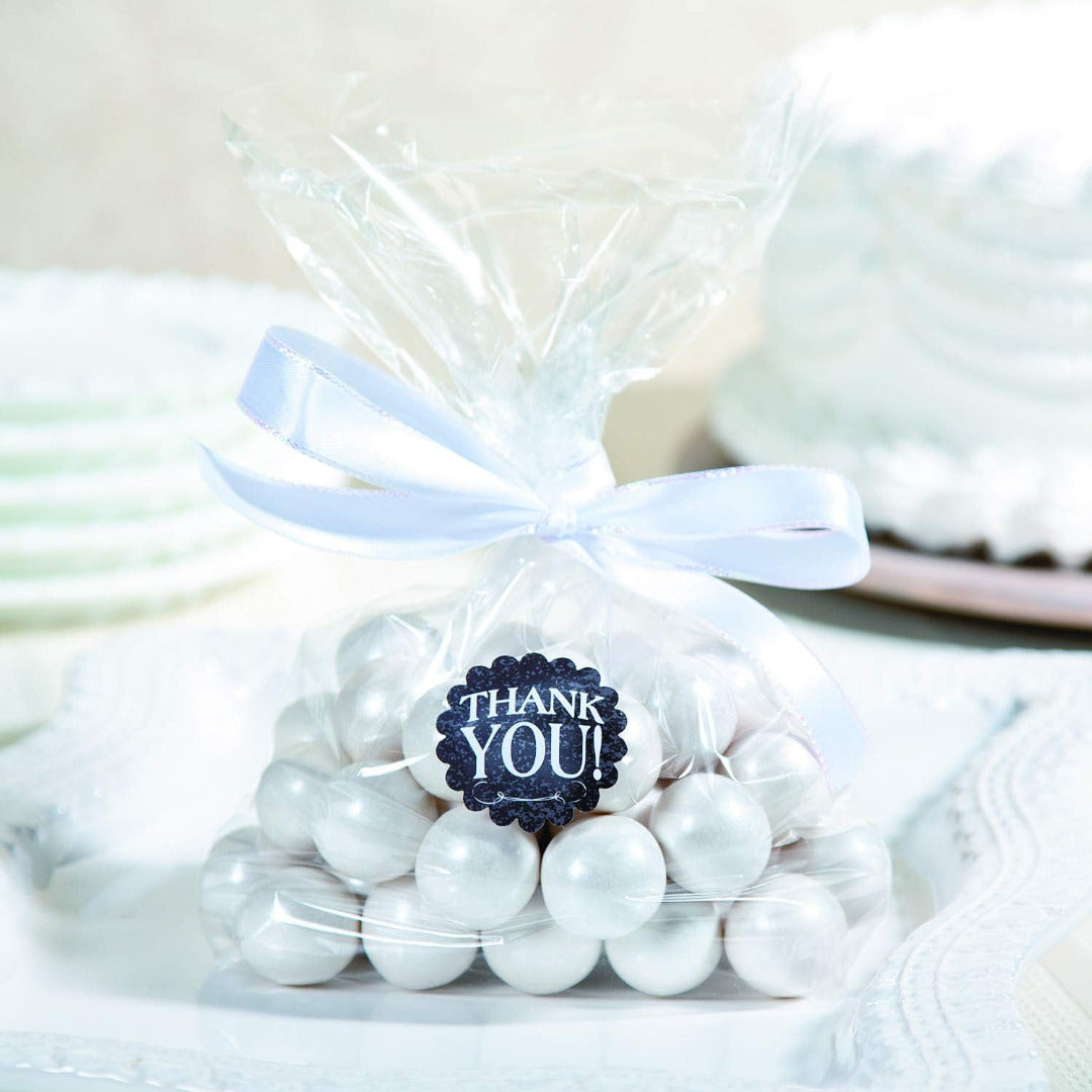 Chalkboard Style Thank You Stickers