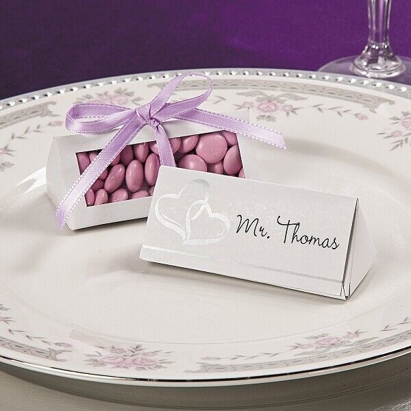 Fun Express Wedding Place Card Favor Box, Multicolor