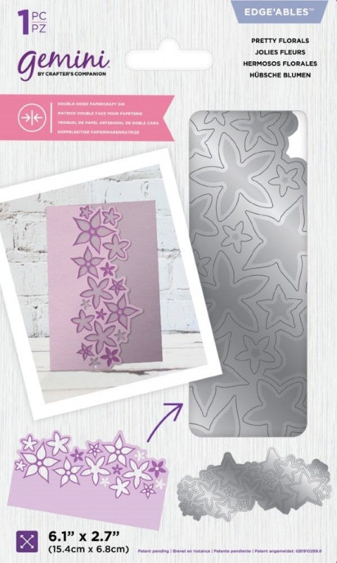 Gemini Edgeables Double-Sided Die ~ Pretty Florals