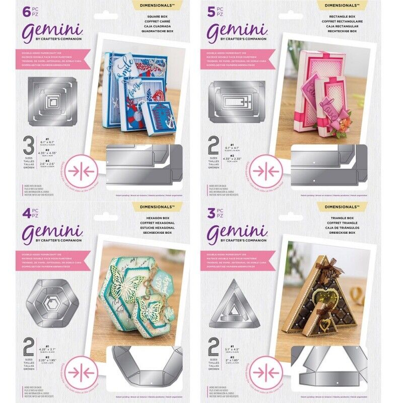 Gemini Dimensionals Double-Sided Die ~ Box Dies