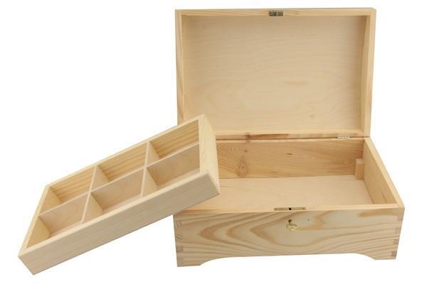 Wooden Jewellery Keepsake Memory Box