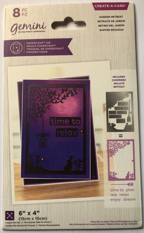 Gemini Double-Sided Create-a-Card Die - Garden Retreat