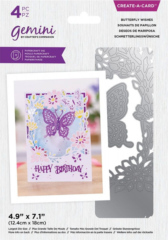 Gemini - Create a Card - Butterfly Wishes