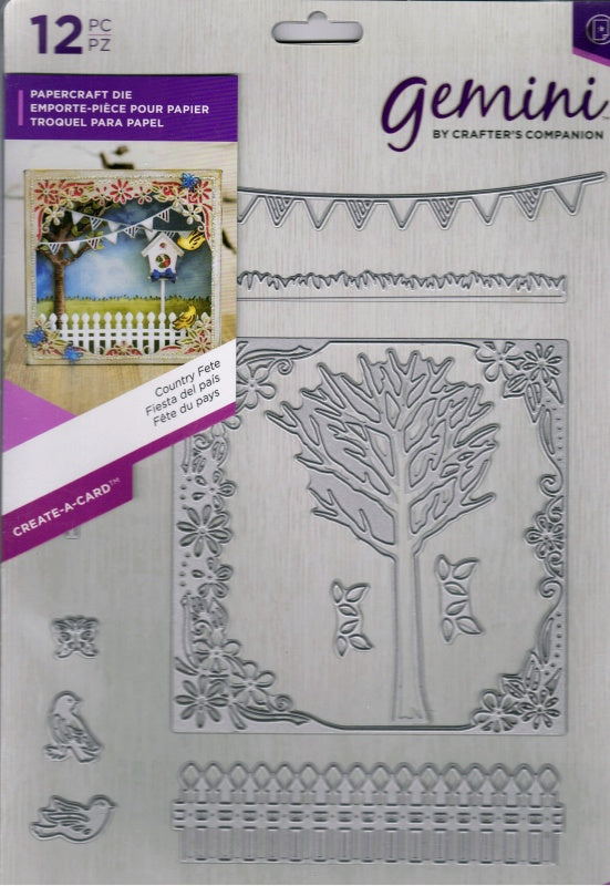 Gemini Die Create a Card - Country Fete