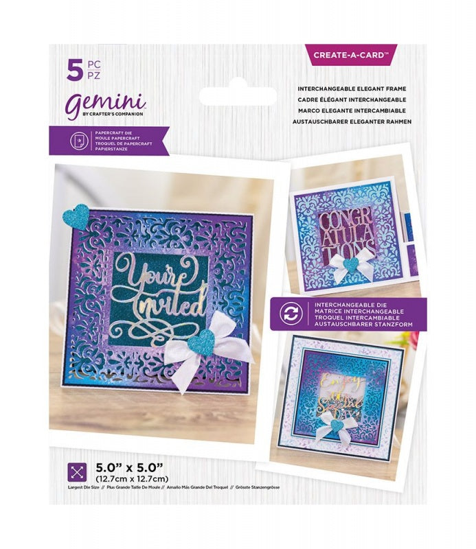 Gemini Create-A-Card Die - Interchangeable Elegant Frame