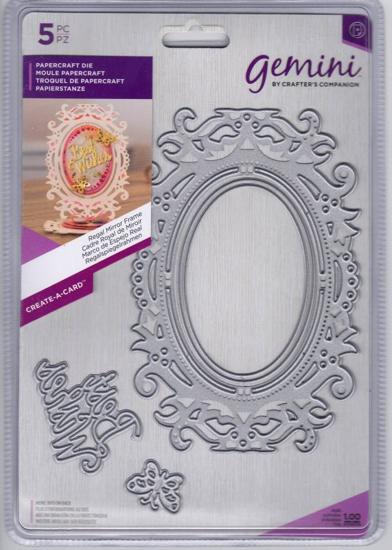 Gemini Die Create a Card - Regal Mirror Frame