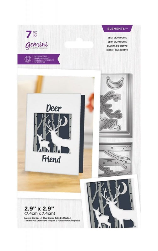 Gemini Elements Animal Silhouette Metal Die ~ Deer