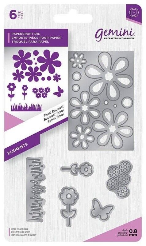 Gemini Elements Metal Die ~ Floral Bouquet