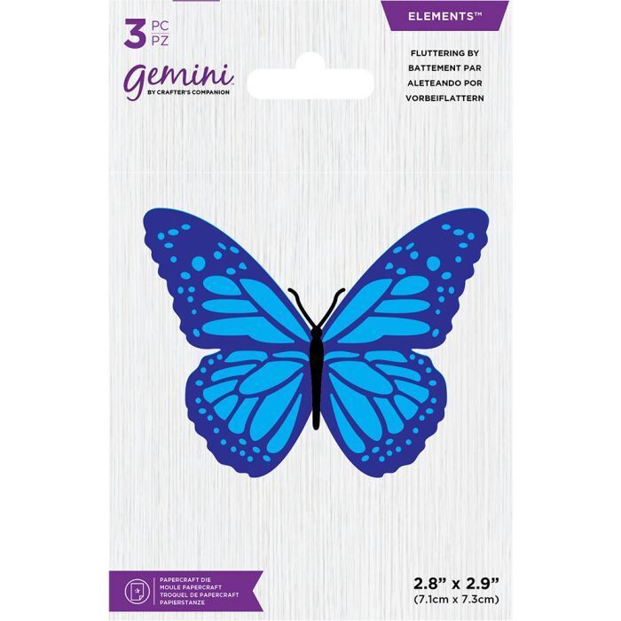 Gemini Elements Mini Metal Die ~ Fluttering By