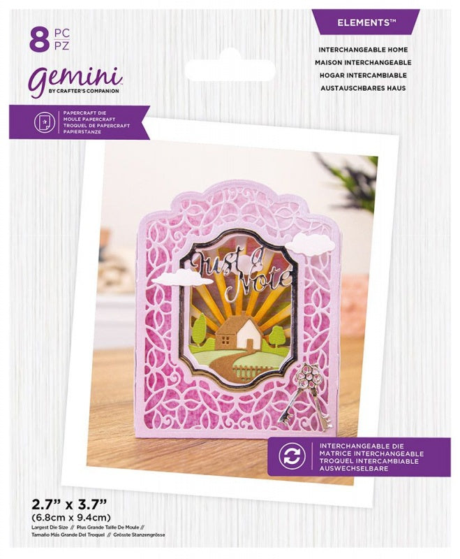 Gemini Elements Metal Die ~ Interchangeable Home