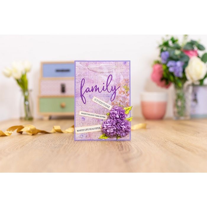Gemini Fancy Font Stamp and Die - FAMILY is Everything
