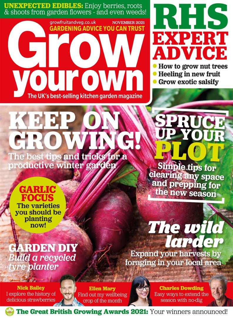 Grow Your Own Gardening Magazine - 2021 - Back Issues