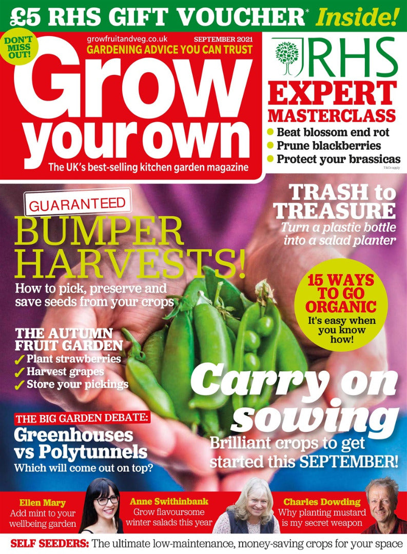 Grow Your Own Gardening Magazine - 2021 - Back Issues