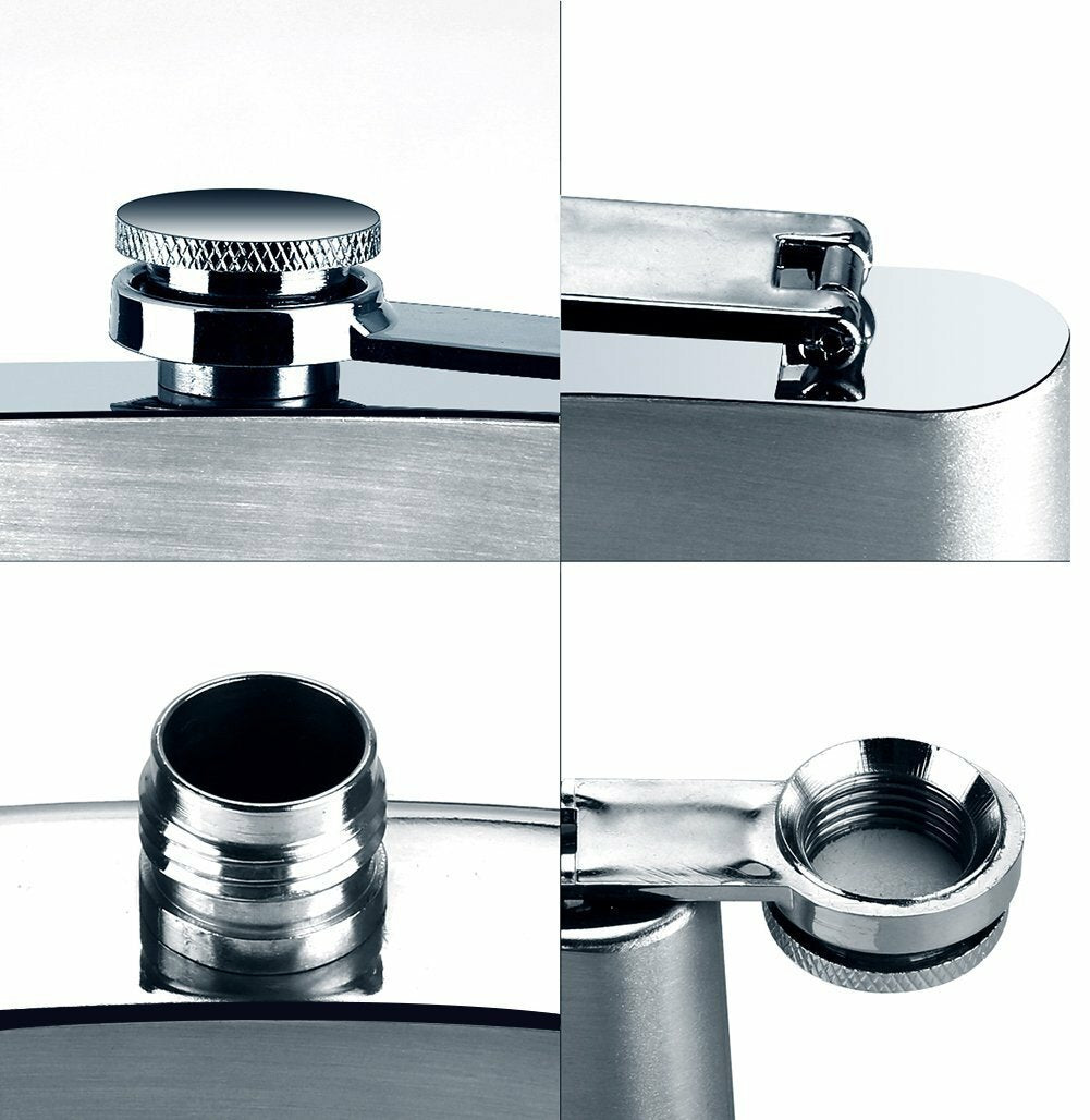 Harvey Makin 6oz Stainless Steel Hip Flask