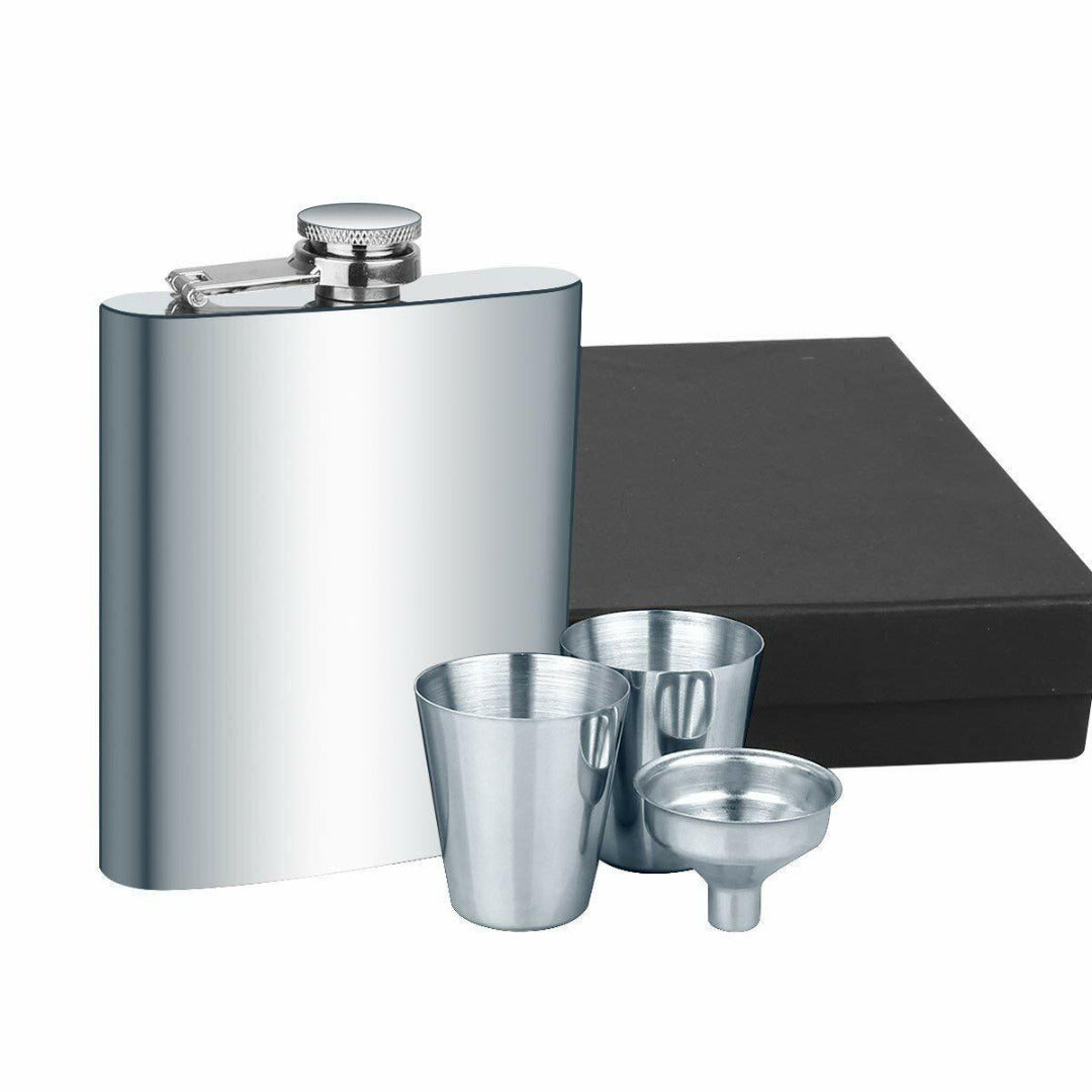 Harvey Makin 6oz Stainless Steel Hip Flask