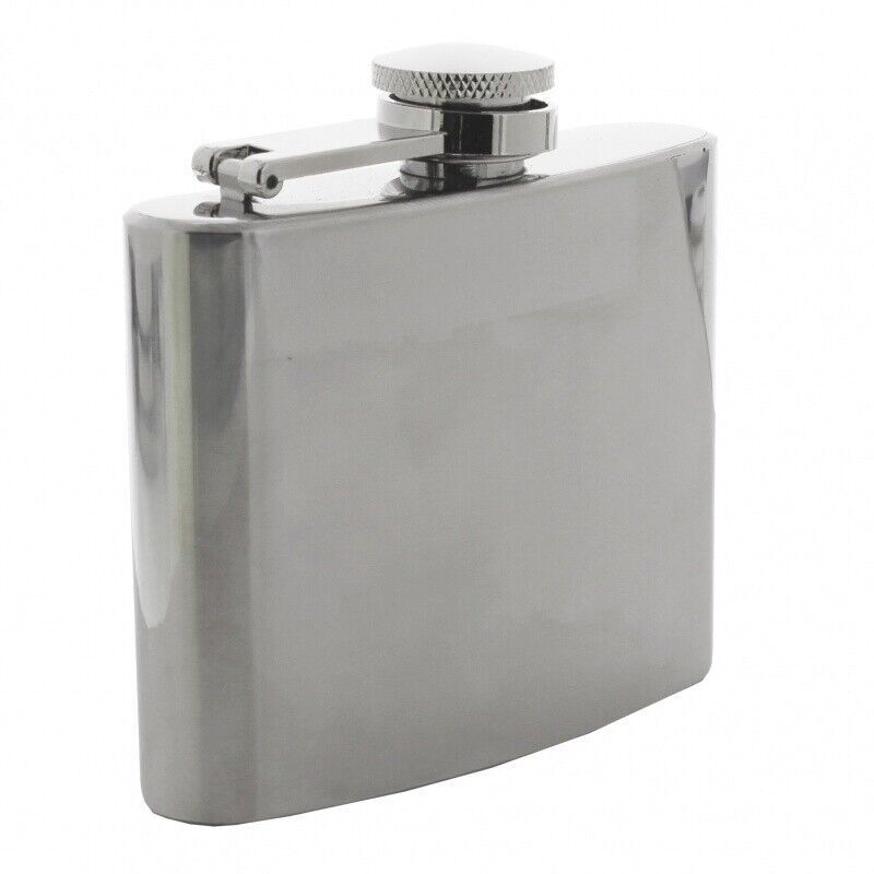 Harvey Makin 6oz Stainless Steel Hip Flask