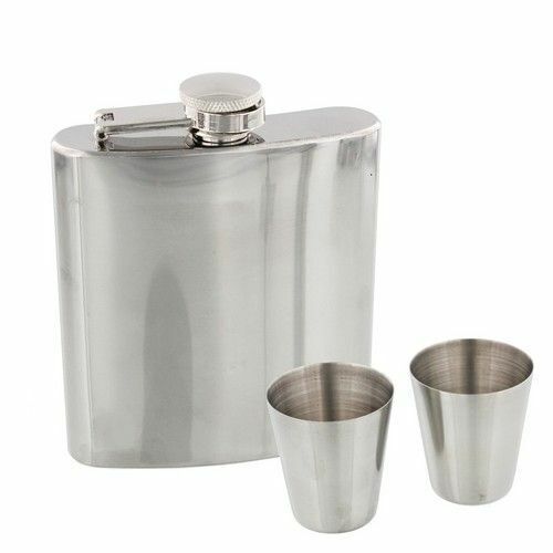 Harvey Makin 6oz Stainless Steel Hip Flask