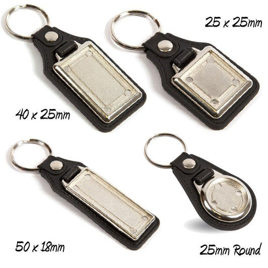 Make Your Own Leather Medallion Keyrings