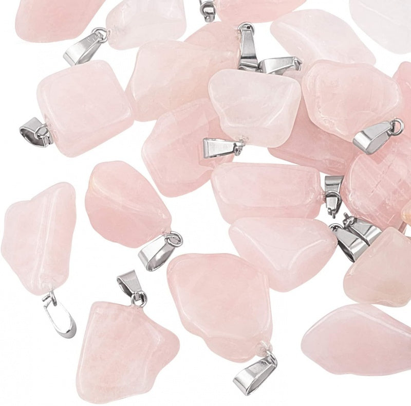 Rose Quartz Gemstone Pendant