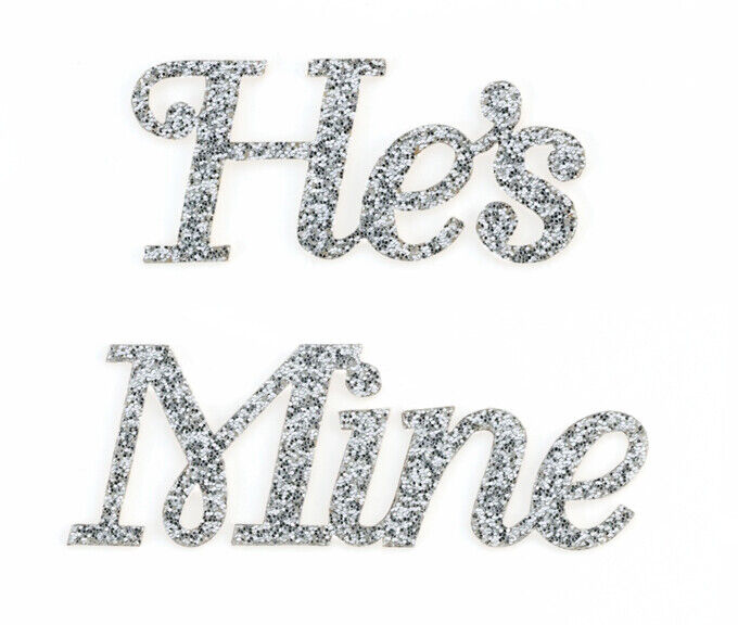 He's Mine Shoe Sticker