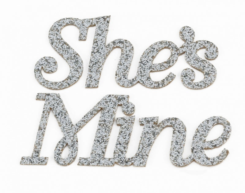 She's Mine Shoe Stickers