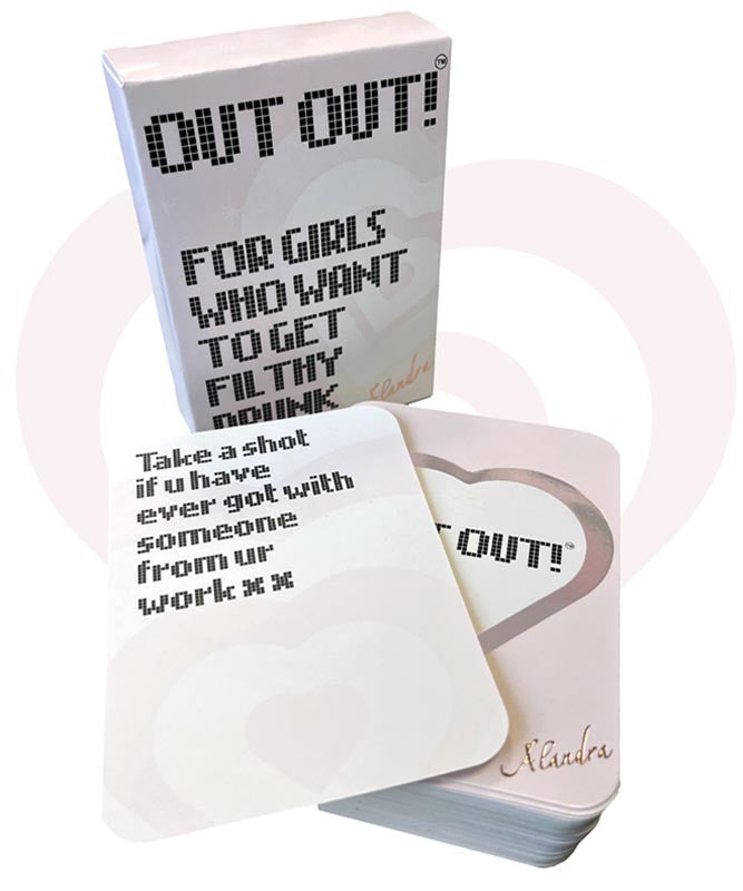 Official Out Out Hen Night Drinking Cards Game
