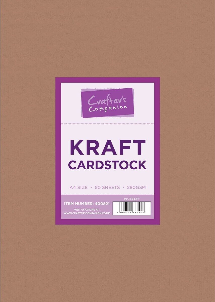 Crafter's Companion Kraft Cardstock A4