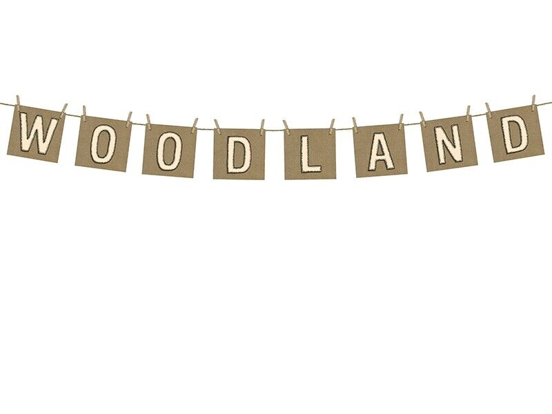 DIY Woodland Banner