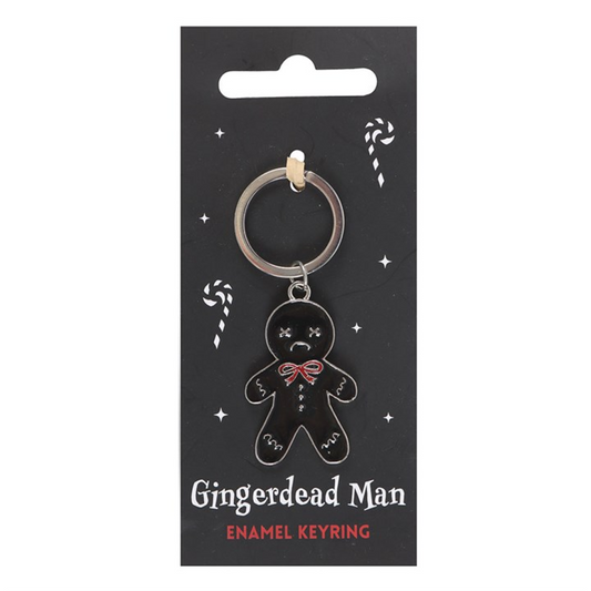 Spooky Gingerbread Man Keyring