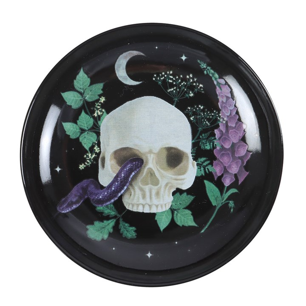 Venom & Vines Skull Trinket Dish