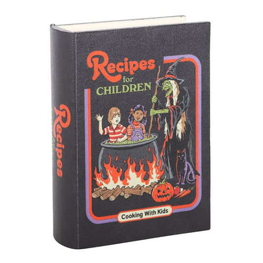 Recipes for Children Book Shaped Storage Box by Steven Rhodes