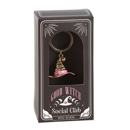 Good Witch Alloy Witch Hat Keyring
