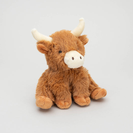 Mini Horny Highland Cow Plush Baby Soft Toy - 11cm