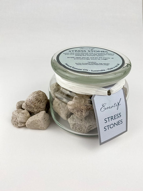 Aromatherapy Stress Stones ~ Gift Set ~ Refresher OIl